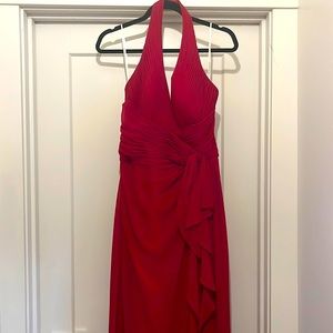 Beautiful Red Halter Dress